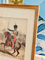 Load image into Gallery viewer, Striking Antique French Imperial Guard Lithograph

