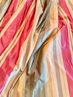 Load image into Gallery viewer, Four Panels 99x47 Silk Taffeta Curtains with French Pleat
