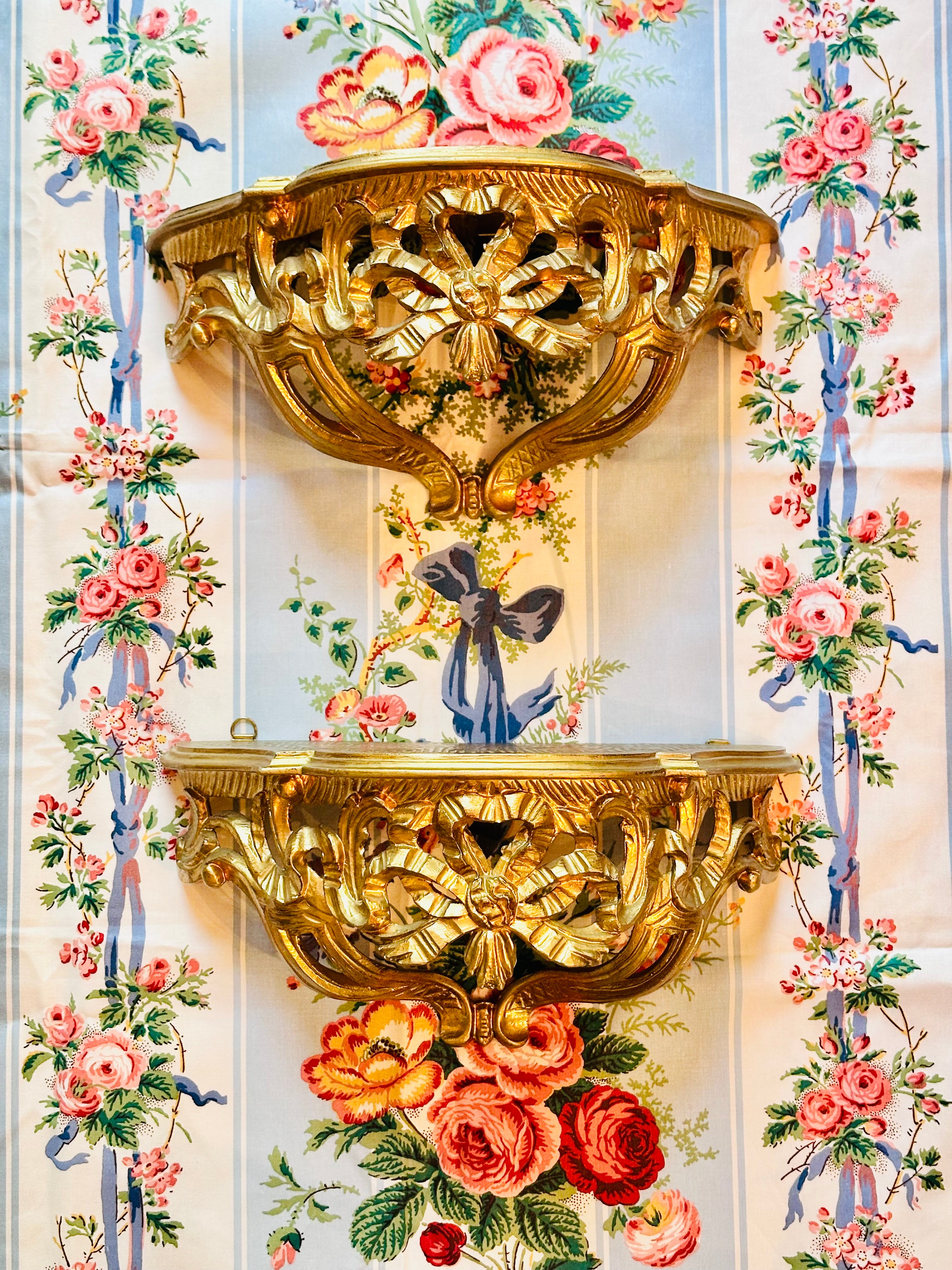 Pair of Italian Bow Sconces