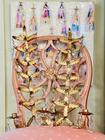 Load image into Gallery viewer, Large Gilded Italian Toleware Sconces

