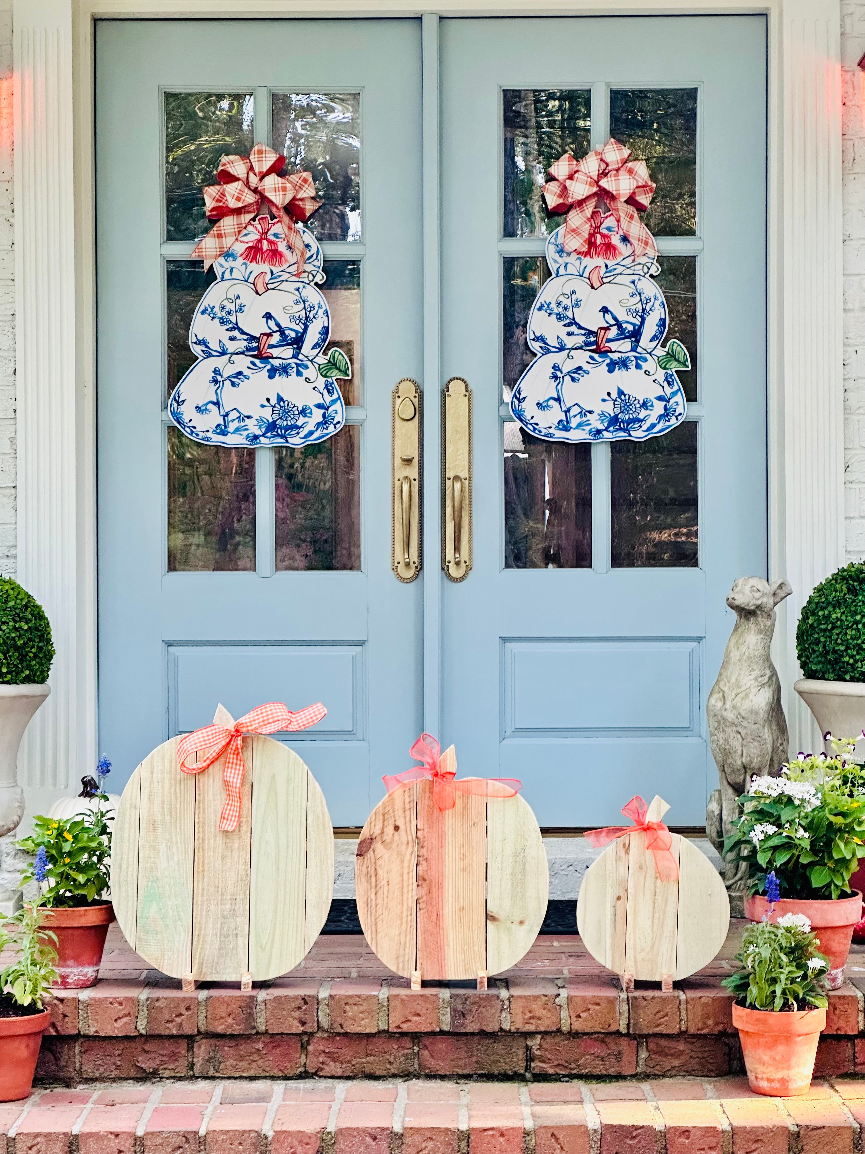 Set of 3 Handcrafted Pumpkins by Art Fiala