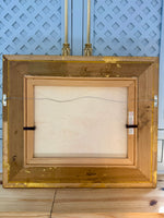 Load image into Gallery viewer, Brilliantly Colorful Original Art in Stunning Wooden Gold Frame
