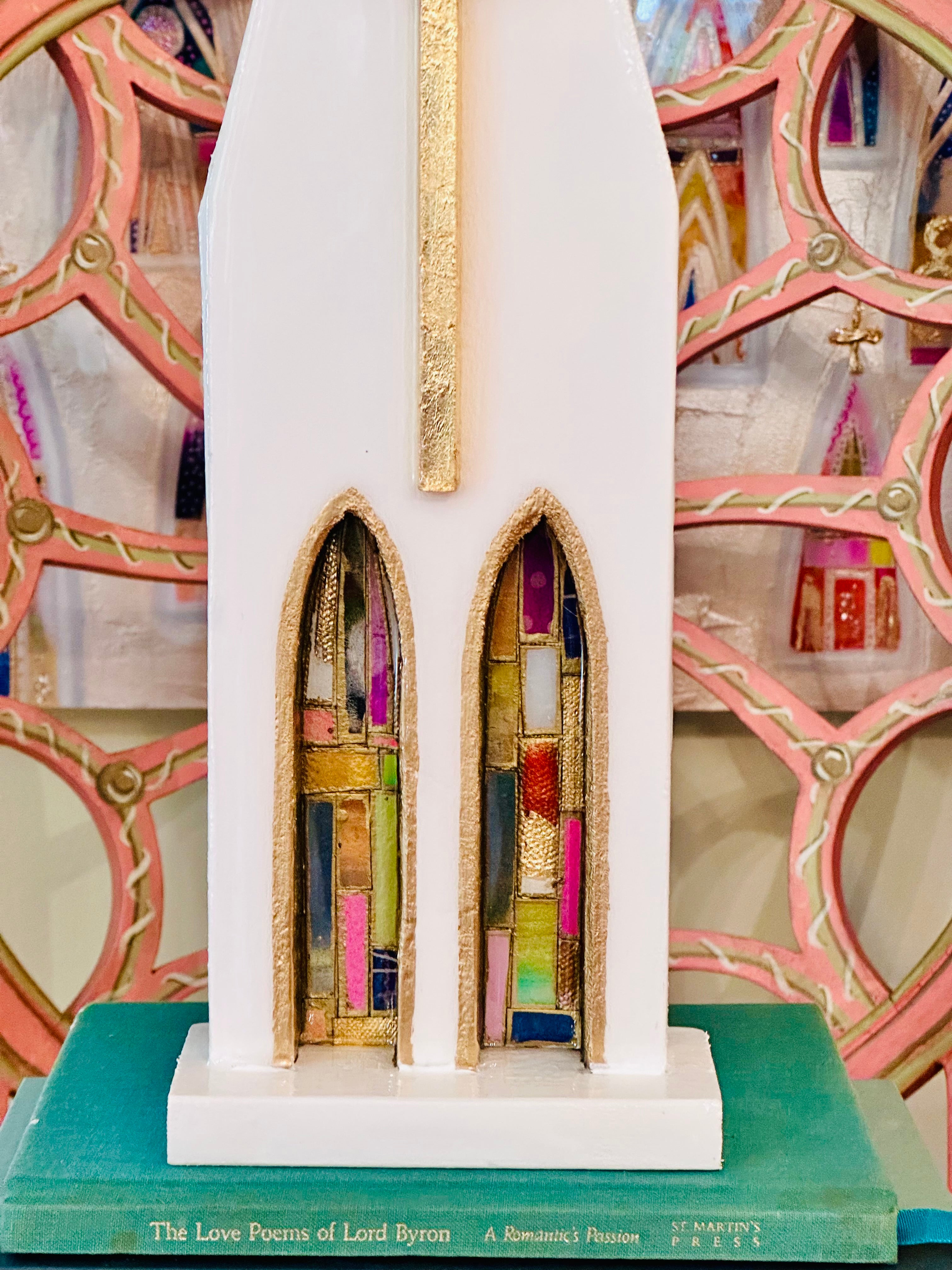 Art Fiala & Laura Rice Cathedral Front  - 15 inches