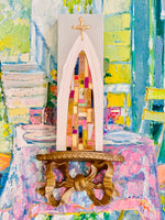 Load image into Gallery viewer, Laura Rice Collaged Cathedral
