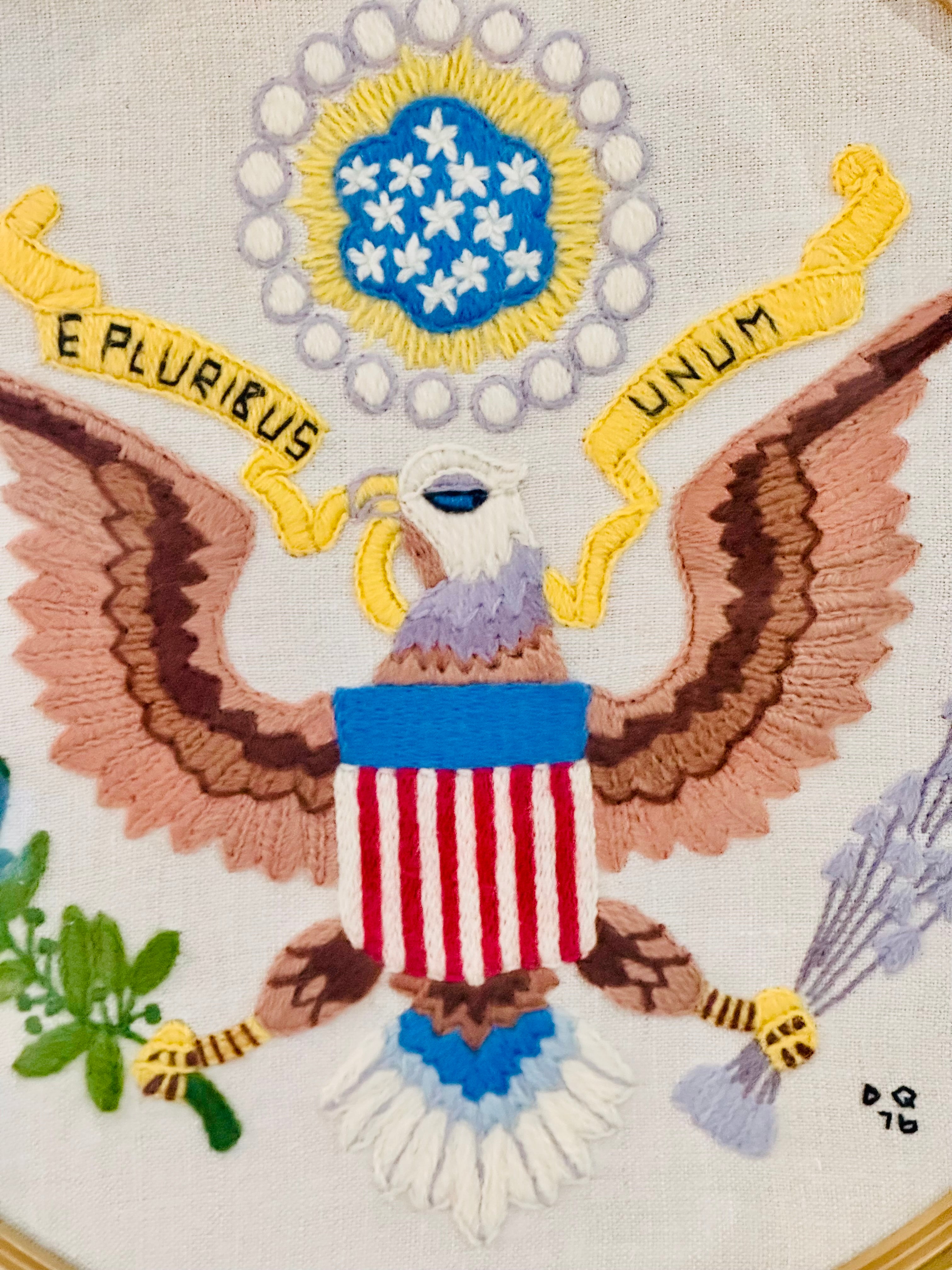 Magnificent Bicentennial Crewel