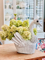 Load image into Gallery viewer, Vintage Wicker Swan
