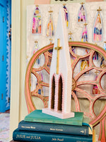 Load image into Gallery viewer, Art Fiala &amp; Laura Rice Beaded Cathedral - 15 inches
