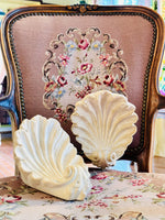 Load image into Gallery viewer, Magnificent Carved Shell Drapery Rod Holders
