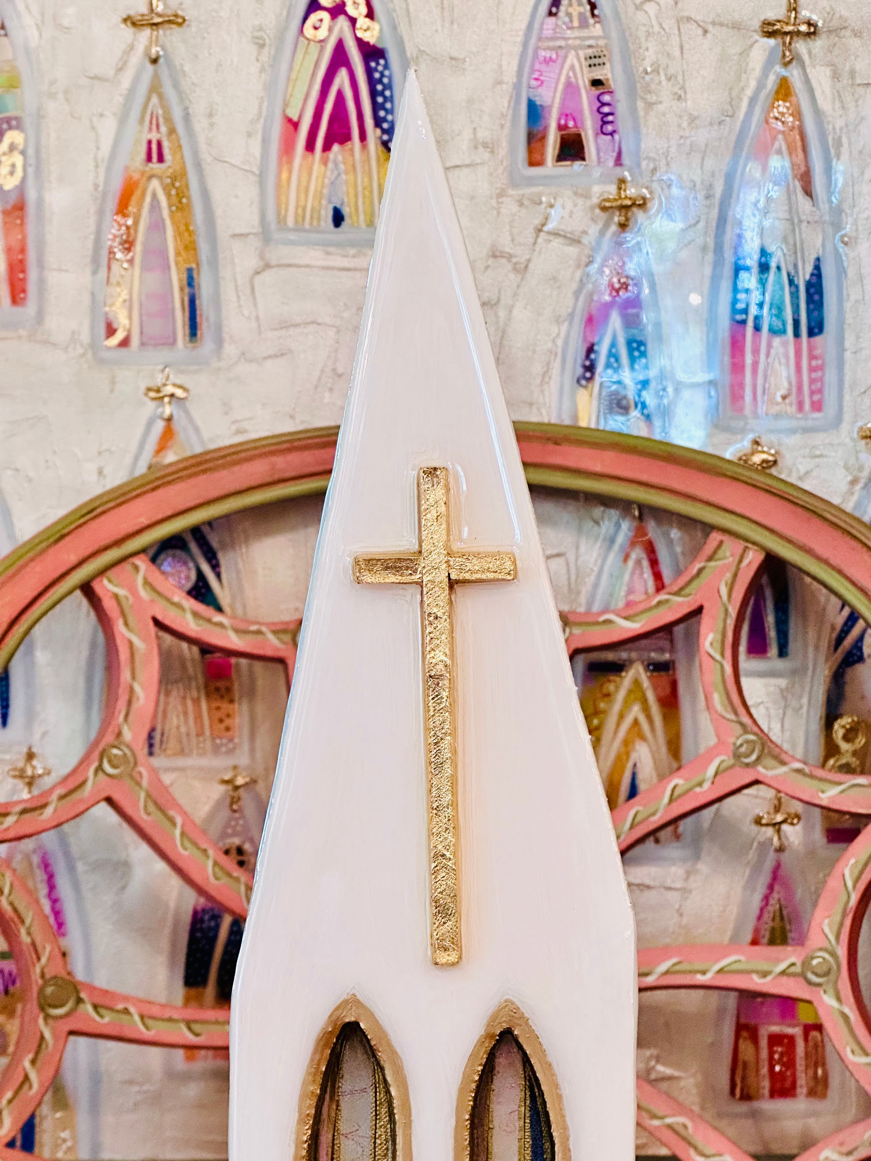 Art Fiala & Laura Rice Cathedral - 15 inches