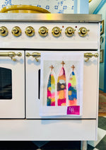 Load image into Gallery viewer, Magnificent Laura Rice Cathedral Tea Towels
