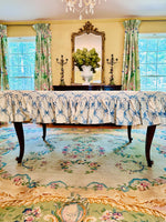 Load image into Gallery viewer, Bespoke Waverly for Schumacher Bows Jolie Tablecloth
