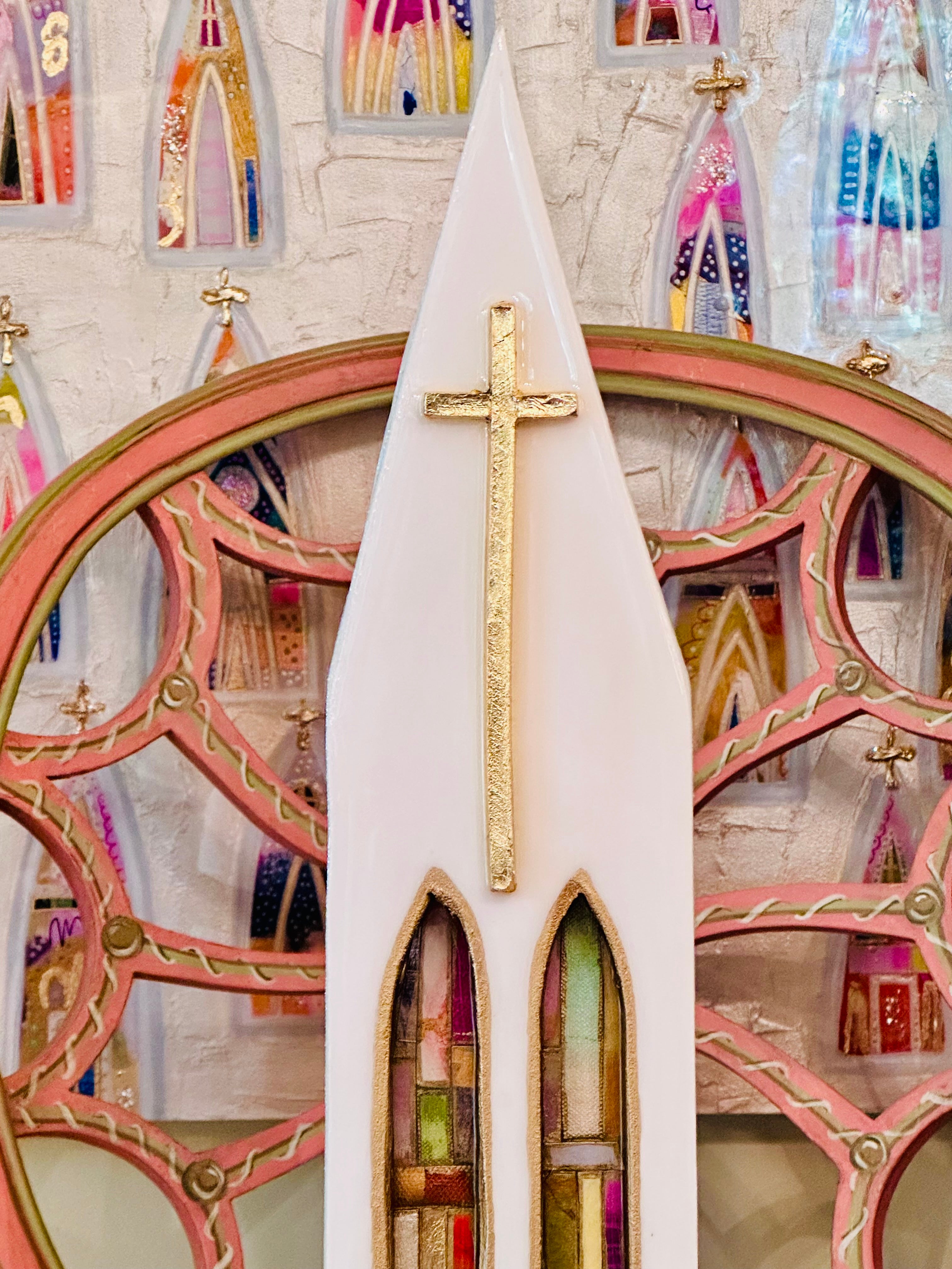 Art Fiala & Laura Rice Cathedral - 15 inches
