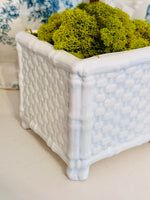 Load image into Gallery viewer, Faux Bamboo Ceramic Cachepot
