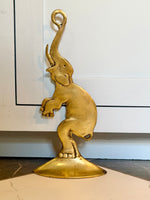 Load image into Gallery viewer, Solid Brass Vintage Elephant Doorstop

