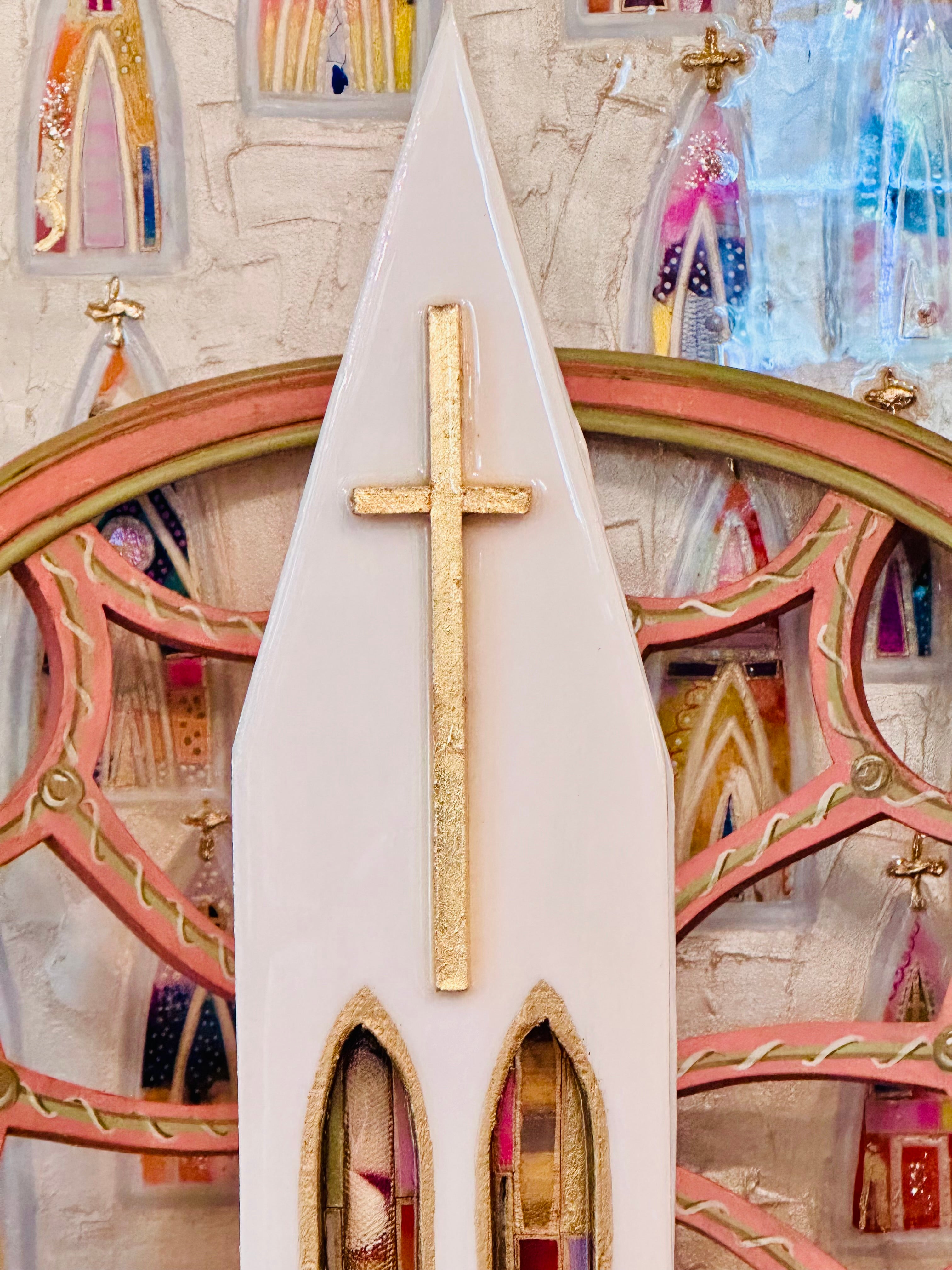 Art Fiala & Laura Rice Cathedral - 15 inches