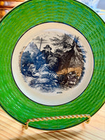 Load image into Gallery viewer, Pair of Antique Digoin Sarregumines Plates
