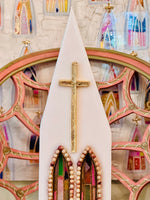 Load image into Gallery viewer, Art Fiala &amp; Laura Rice Beaded Cathedral - 15 inches
