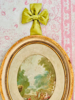 Load image into Gallery viewer, Chartreuse Single Ribbon Willow &amp; Pearls Bows
