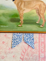 Load image into Gallery viewer, Medium Vintage Waverly Savoy Willow &amp; Pearls Bow
