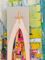 Load image into Gallery viewer, Laura Rice Collaged Cathedral

