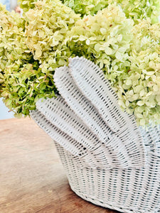 Vintage Wicker Swan