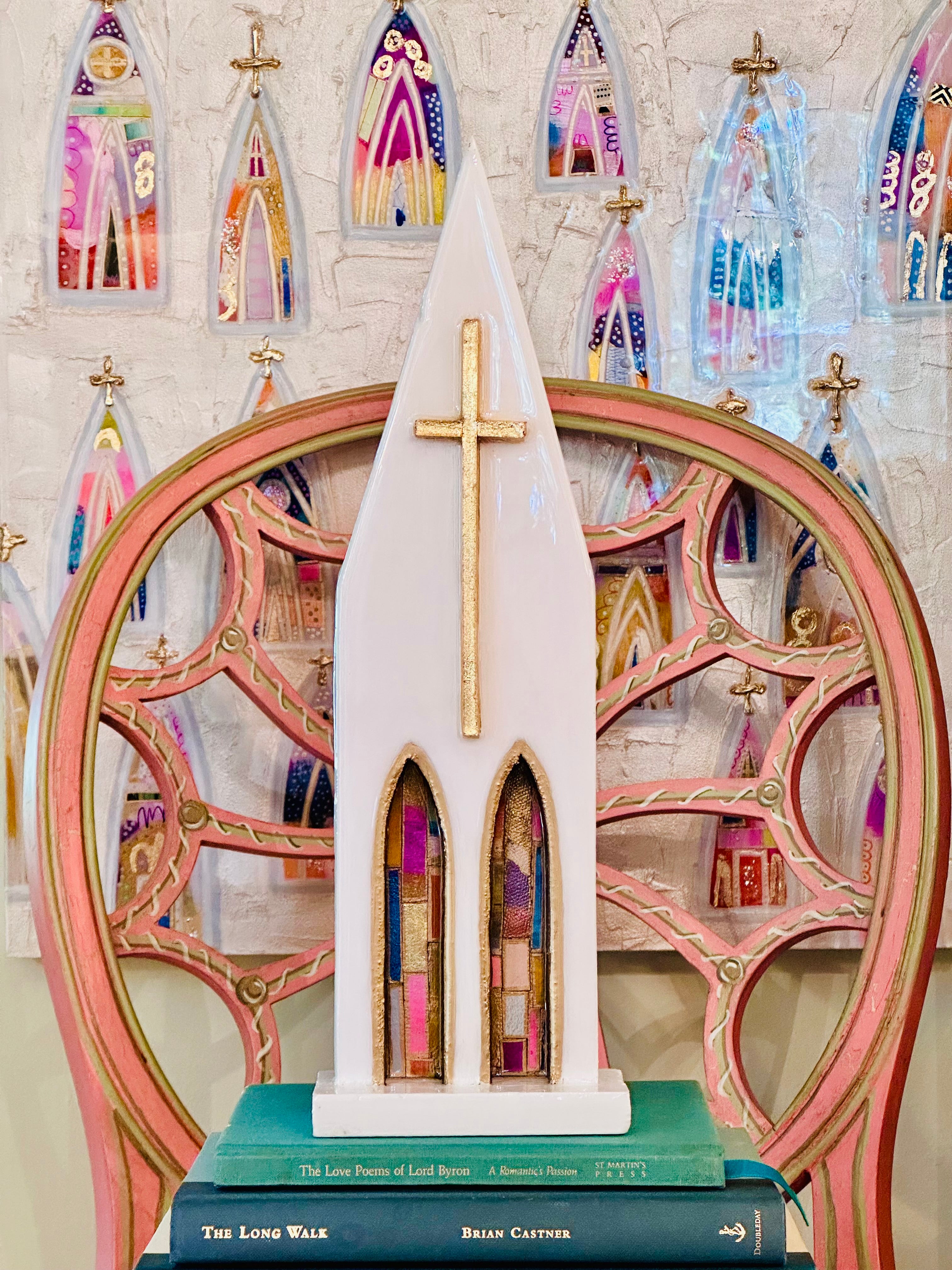 Art Fiala & Laura Rice Cathedral Front - 15 inches