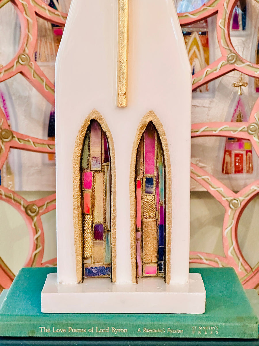 Art Fiala & Laura Rice Cathedral- 13 inches – Willow & Pearls