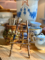 Load image into Gallery viewer, Vintage Burnt Bamboo Easel
