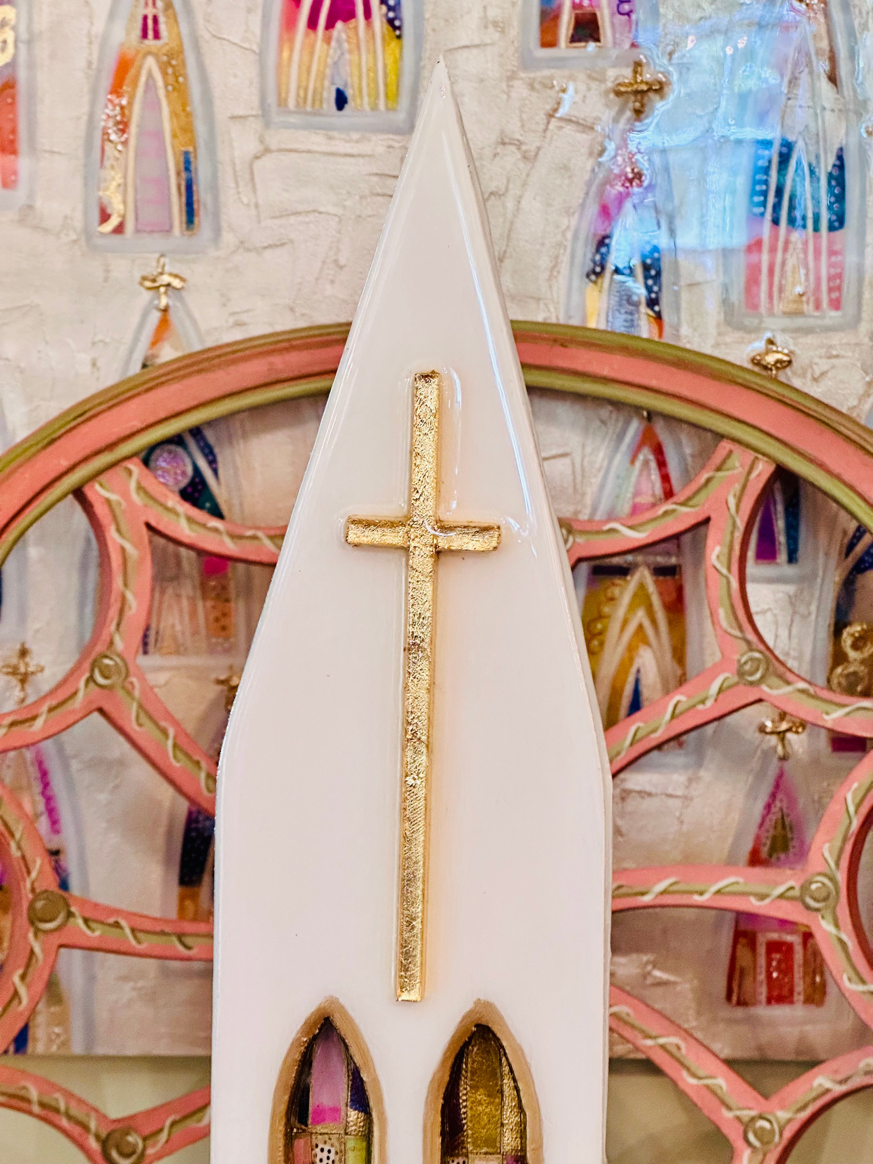 Art Fiala & Laura Rice Cathedral - 15 inches