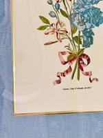 Load image into Gallery viewer, Pair of Magnificent Botanicals in Gilded Bow Frames
