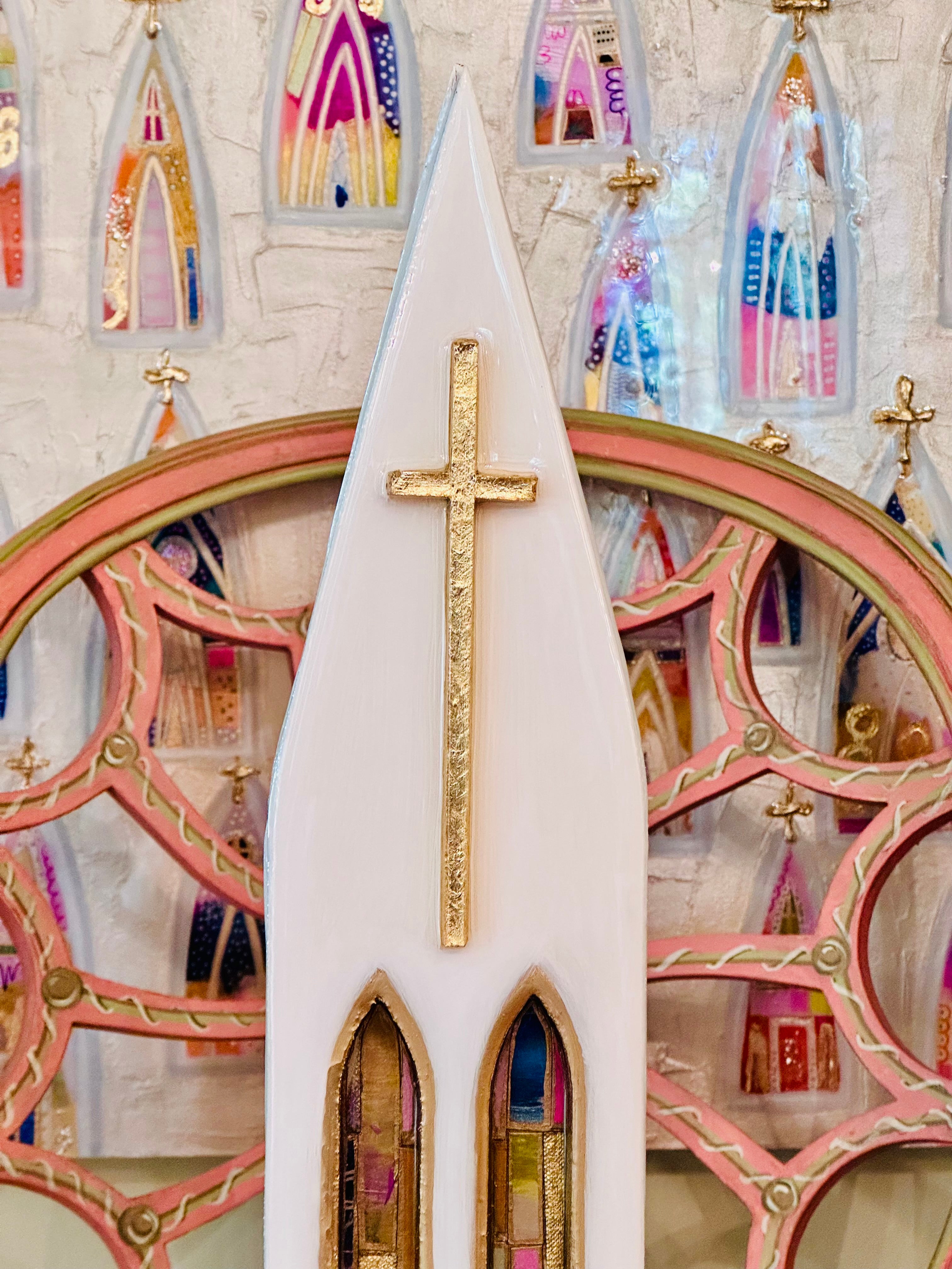 Art Fiala & Laura Rice Cathedral - 15 inches