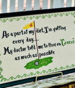 Load image into Gallery viewer, The Best Gold Needlepoint
