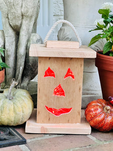 Petite Jack-o’-lantern Hand Crafted by Art Fiala