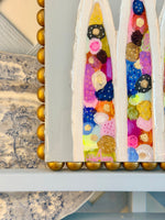 Load image into Gallery viewer, Magnificent Bobbin Trio of Cathedrals by Laura Rice
