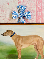 Load image into Gallery viewer, Medium Vintage Waverly Savoy Willow &amp; Pearls Bow
