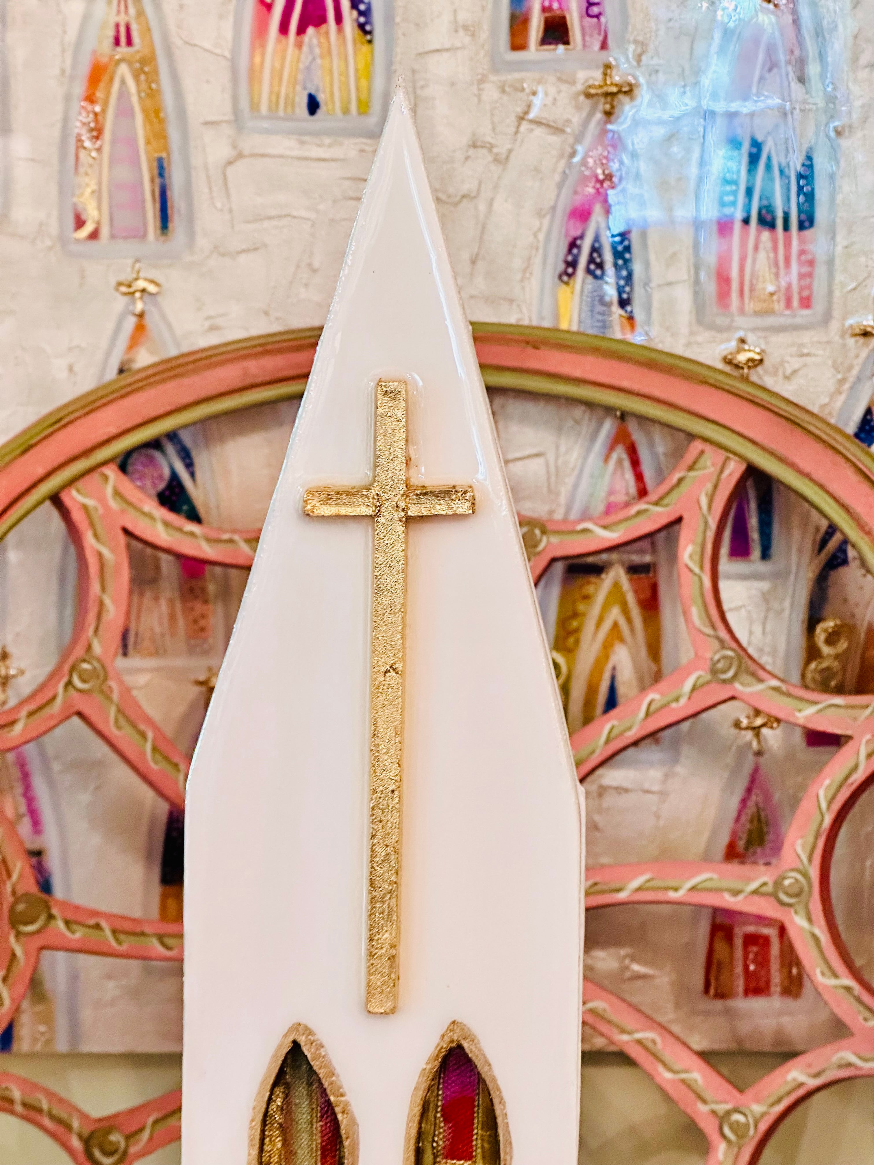 Art Fiala & Laura Rice Cathedral - 15 inches