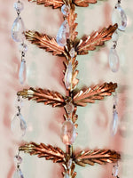 Load image into Gallery viewer, Large Gilded Italian Toleware Sconces
