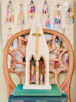 Load image into Gallery viewer, Art Fiala &amp; Laura Rice Beaded Cathedral - 15 inches
