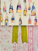 Load image into Gallery viewer, Chartreuse Willow &amp; Pearls Bows
