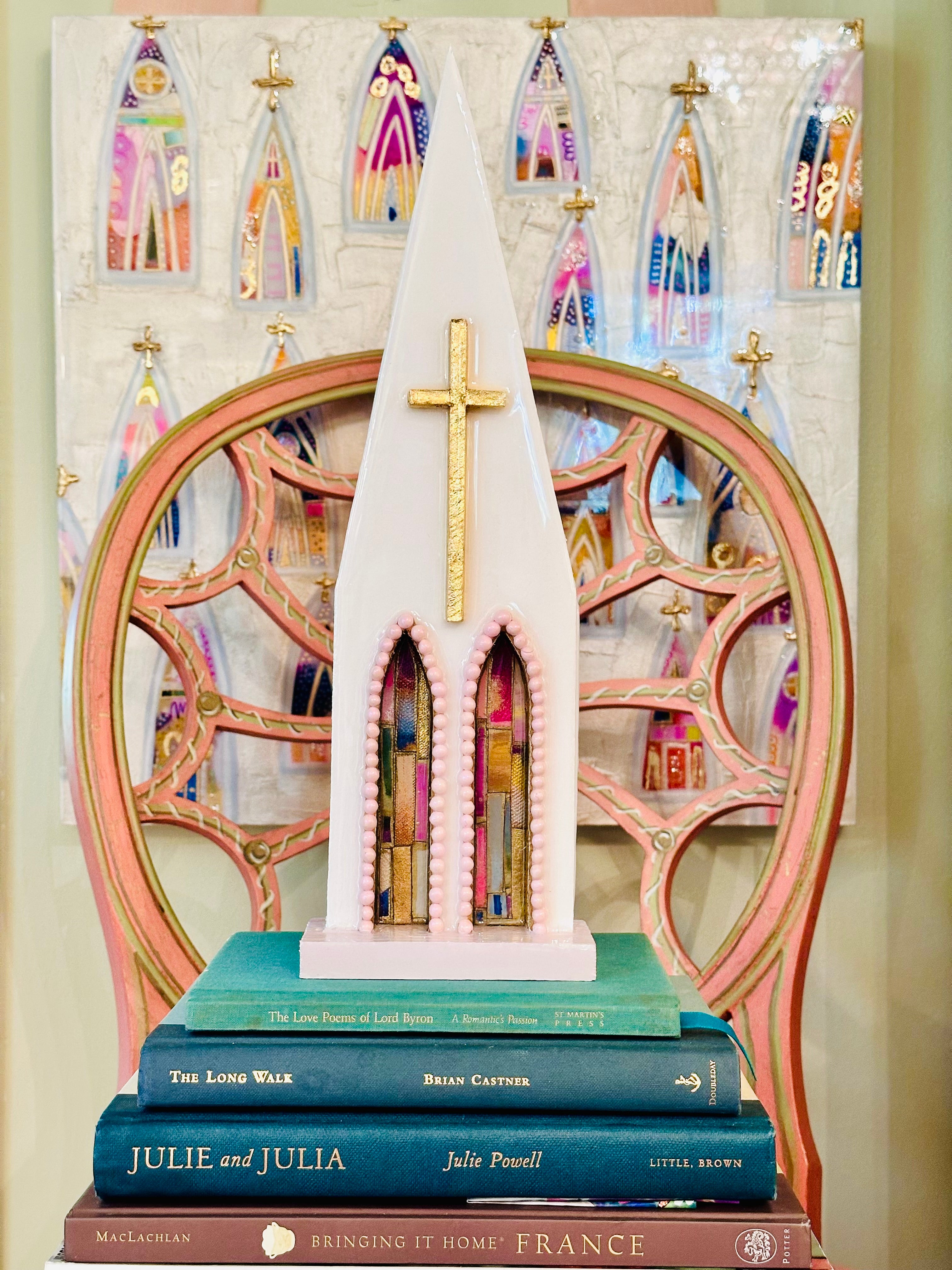 Art Fiala & Laura Rice Beaded Cathedral - 15 inches