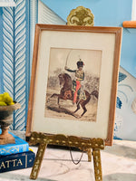 Load image into Gallery viewer, Striking Antique French Imperial Guard Lithograph
