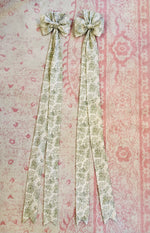 Load image into Gallery viewer, The Most Perfect Toile Willow &amp; Pearls Bows
