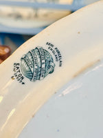 Load image into Gallery viewer, Antique English Blue &amp; White Platter
