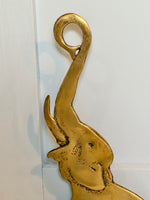 Load image into Gallery viewer, Solid Brass Vintage Elephant Doorstop
