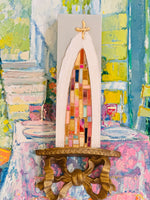 Load image into Gallery viewer, Laura Rice Collaged Cathedral
