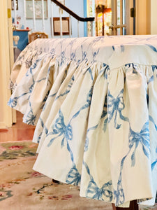 Bespoke Waverly for Schumacher Bows Jolie Tablecloth