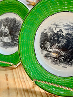 Load image into Gallery viewer, Pair of Antique Digoin Sarregumines Plates
