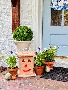 Pair of Jack-o’-lanterns Hand Crafted by Art Fiala
