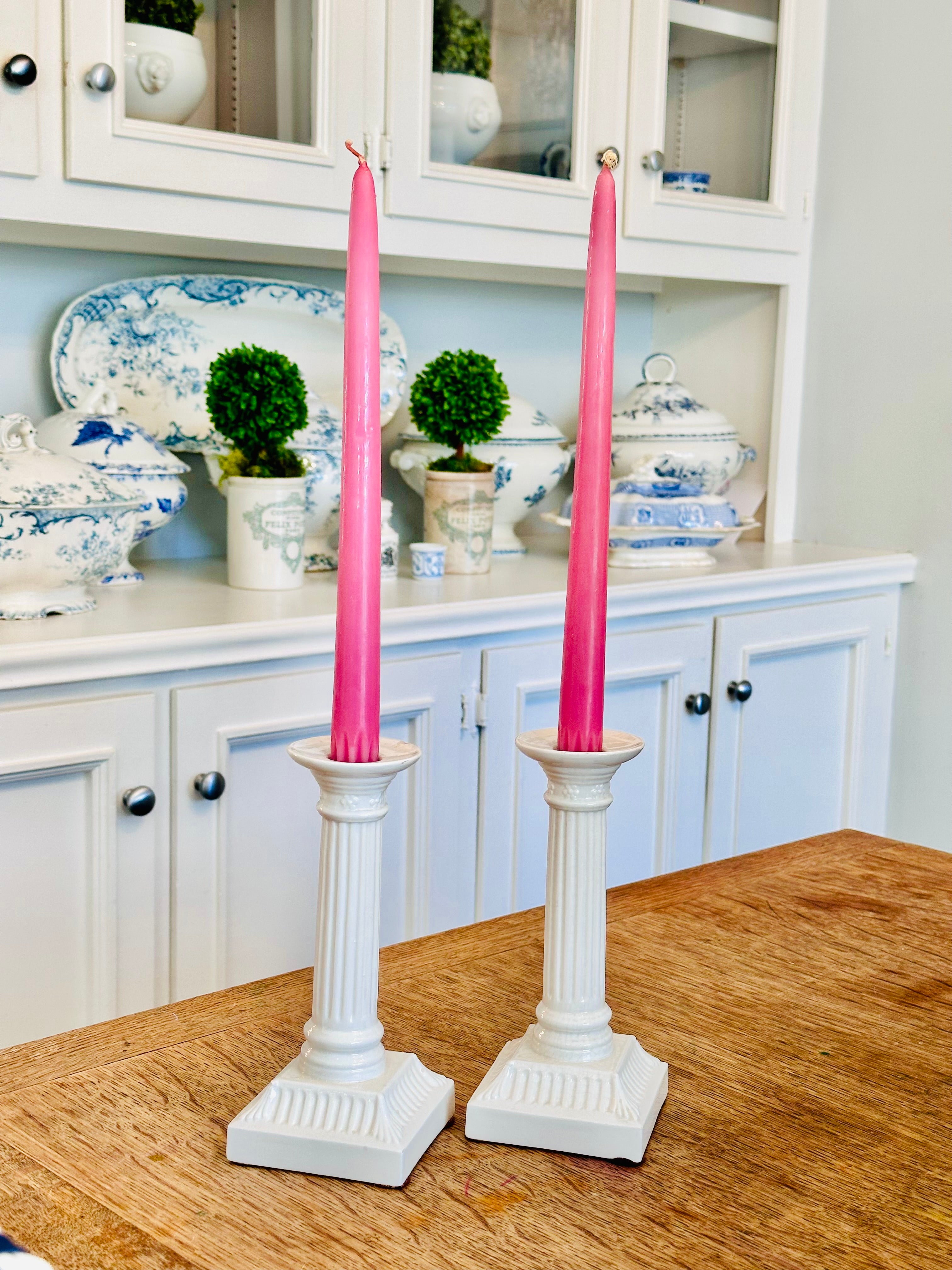 Classic Mottahedeh Candlesticks