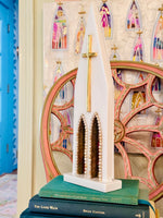 Load image into Gallery viewer, Art Fiala &amp; Laura Rice Beaded Cathedral - 15 inches
